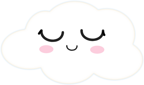 Cute Cloud Sleeping